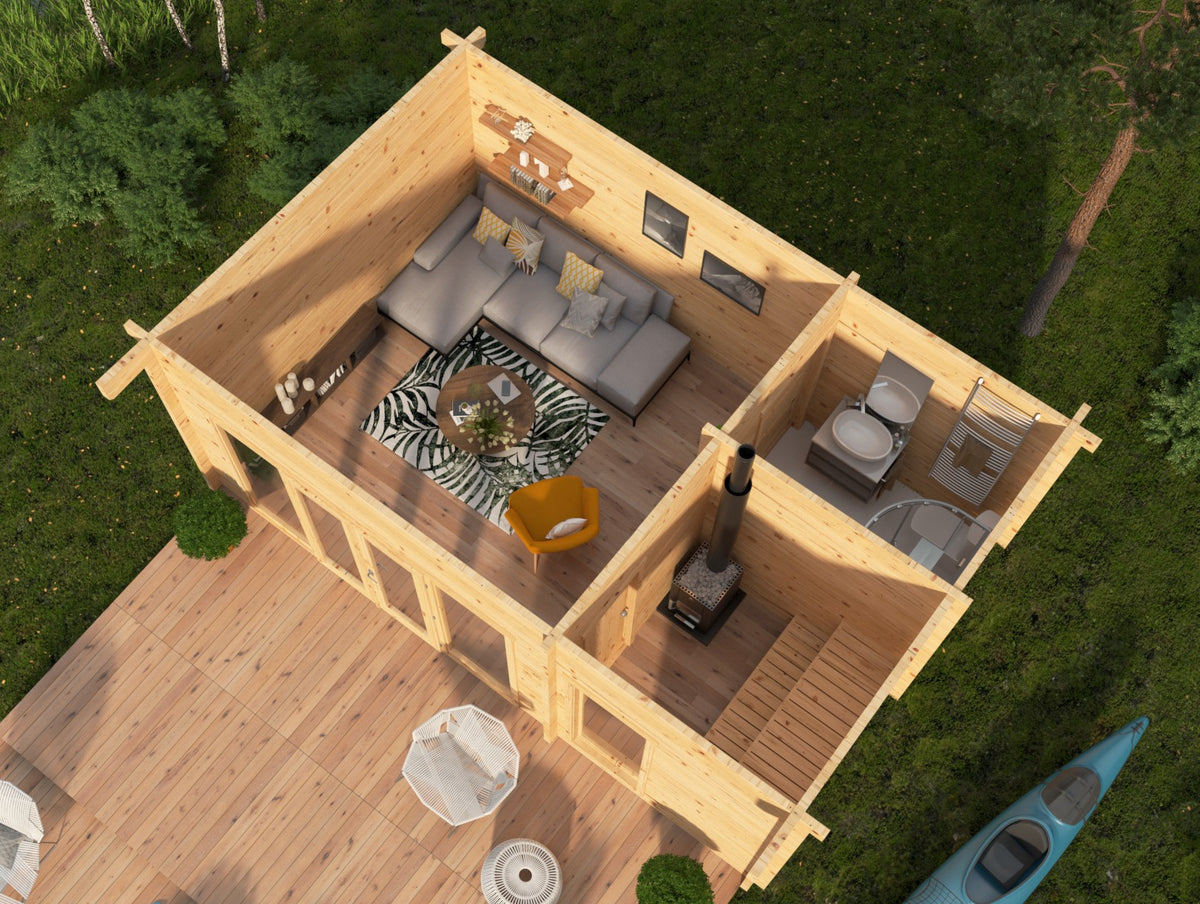 Studio de jardin avec sauna Adrian